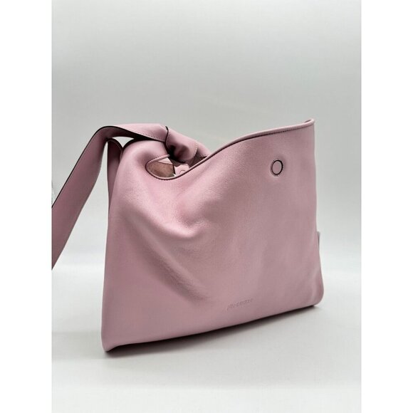 Jw Anderson Medium Leather Chain hobo bag - Pale Pink - Picture 9 of 16